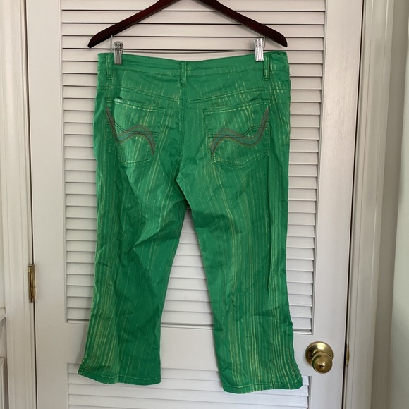 Crest Jeans. Green with Yellow stripes. Size13/14 - Picture 10 of 10